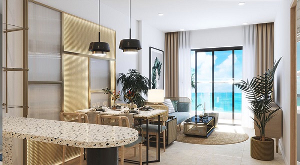 Nội thất thơ mộng, nhẹ nhàng của những căn condotel tại Vũng Tàu Pearl
